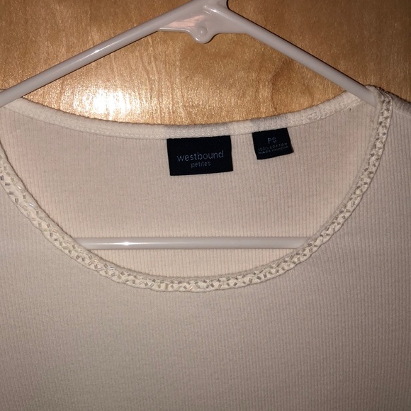 Westbound embellished collar LS thermal knit shirt - Picture 3 of 6